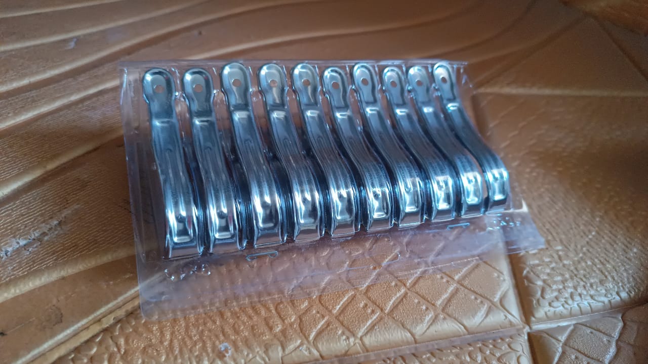 Stainless Steel Clothes pins Beach Towel Clips (10 Pcs Set) Stainless Steel Clothes pins Beach Towel Clips (10 Pcs Set)